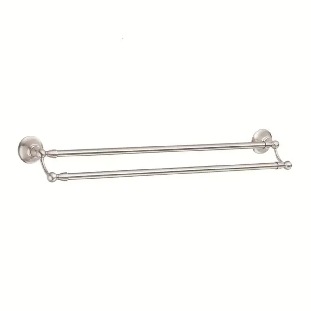 Moen Double Towel Bar SAGE Brushed Nickel Silver 24